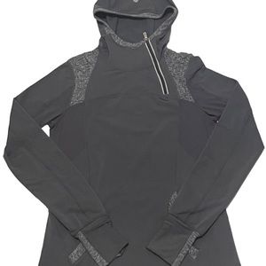 LULULEMON Athletica Women's Asymmetrical High Neck Pullover Hoodie-Size 6
